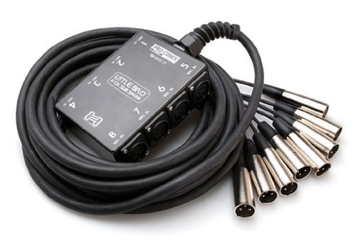 HOSA ProConex Little Bro' Sub Snakes Xlr x 8 - (25 ???)...