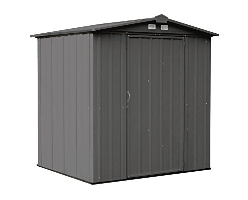 Arrow 6' x 5' EZEE Shed Charcoal Low Gable Steel Storag...