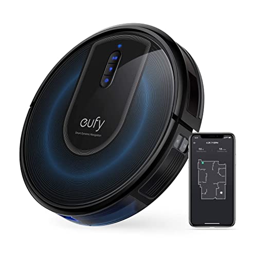 Eufy by Anker, RoboVac G30, Robot Vacuum with Smart Dynamic Navigation 2.0, 2000 Pa Strong Suction, Wi-Fi, Compatible with Alexa, Carpets and Hard Floors, Ideal for Pet Owners