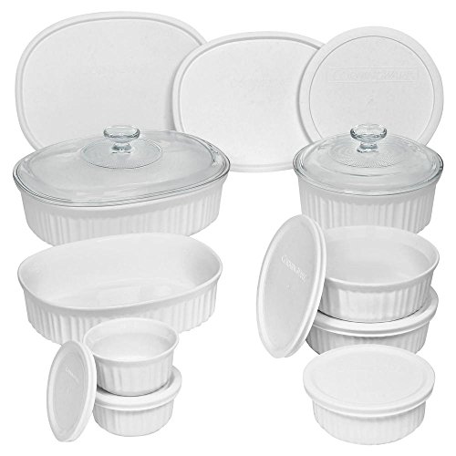 CorningWare French White Durable Non-Porous French Whit...