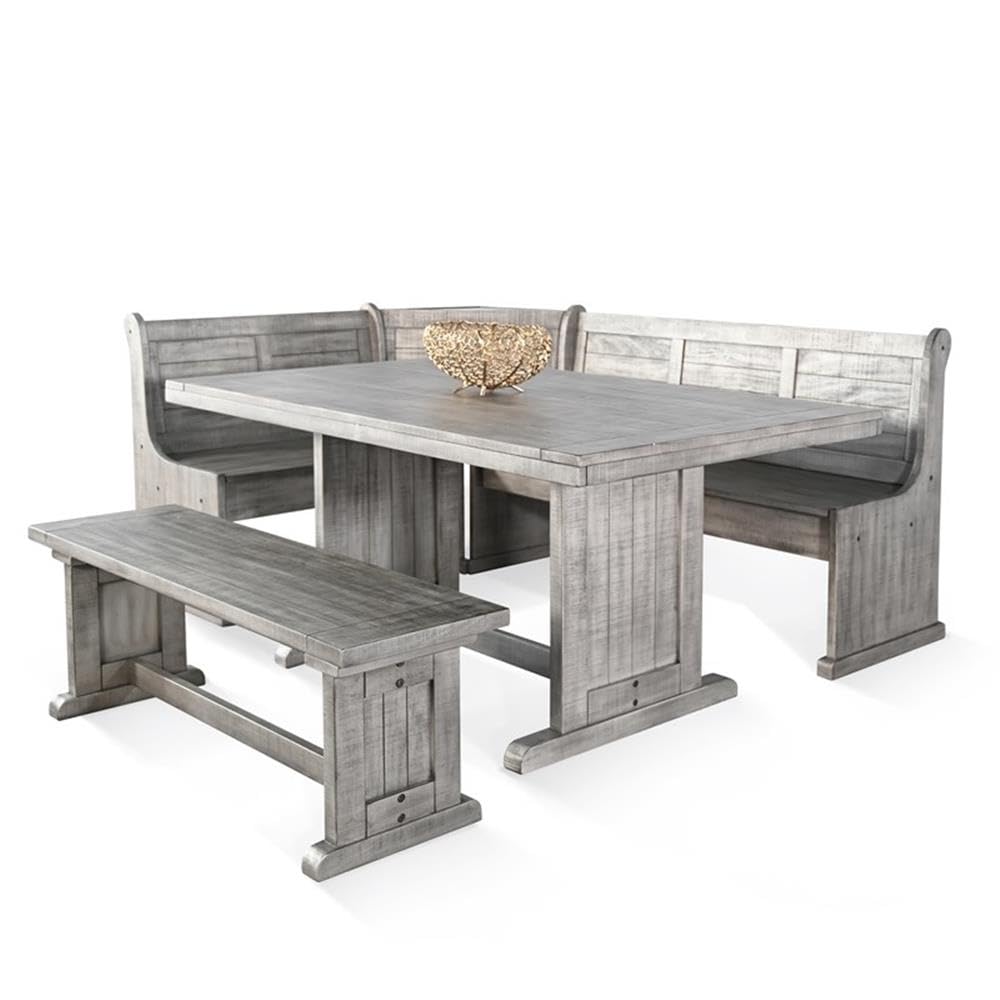 Sunny Designs Solid Wood Breakfast Nook Set