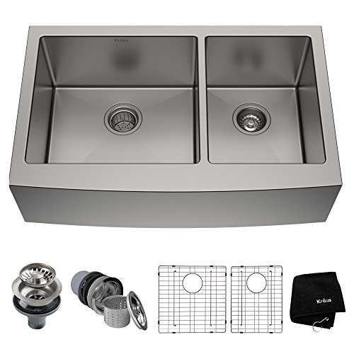 Kraus KHF203-36 Standart PRO Kitchen Stainless Steel Si...