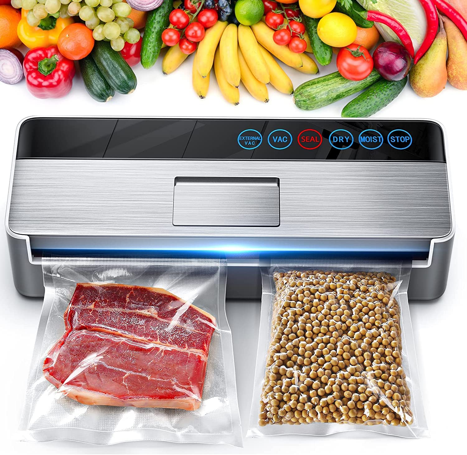 vsdk Vacuum Sealer Machine, Full Automatic Food Sealer ...