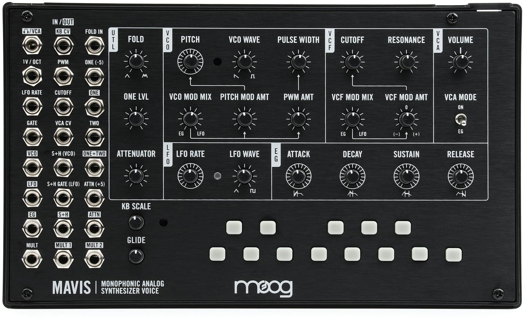 Moog Mavis Semi-modular Analog Synthesizer Kit and Euro...