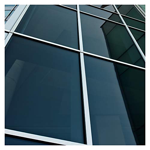 Buydecorativefilm BDF NA20 Window Film Privacy and Sun Control N20, Black (Dark)