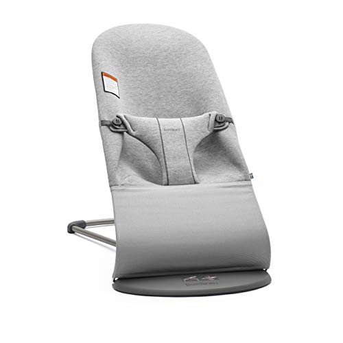 BABYBJORN BABYBJÖRN Bouncer Bliss, 3D Jersey, Light Grey