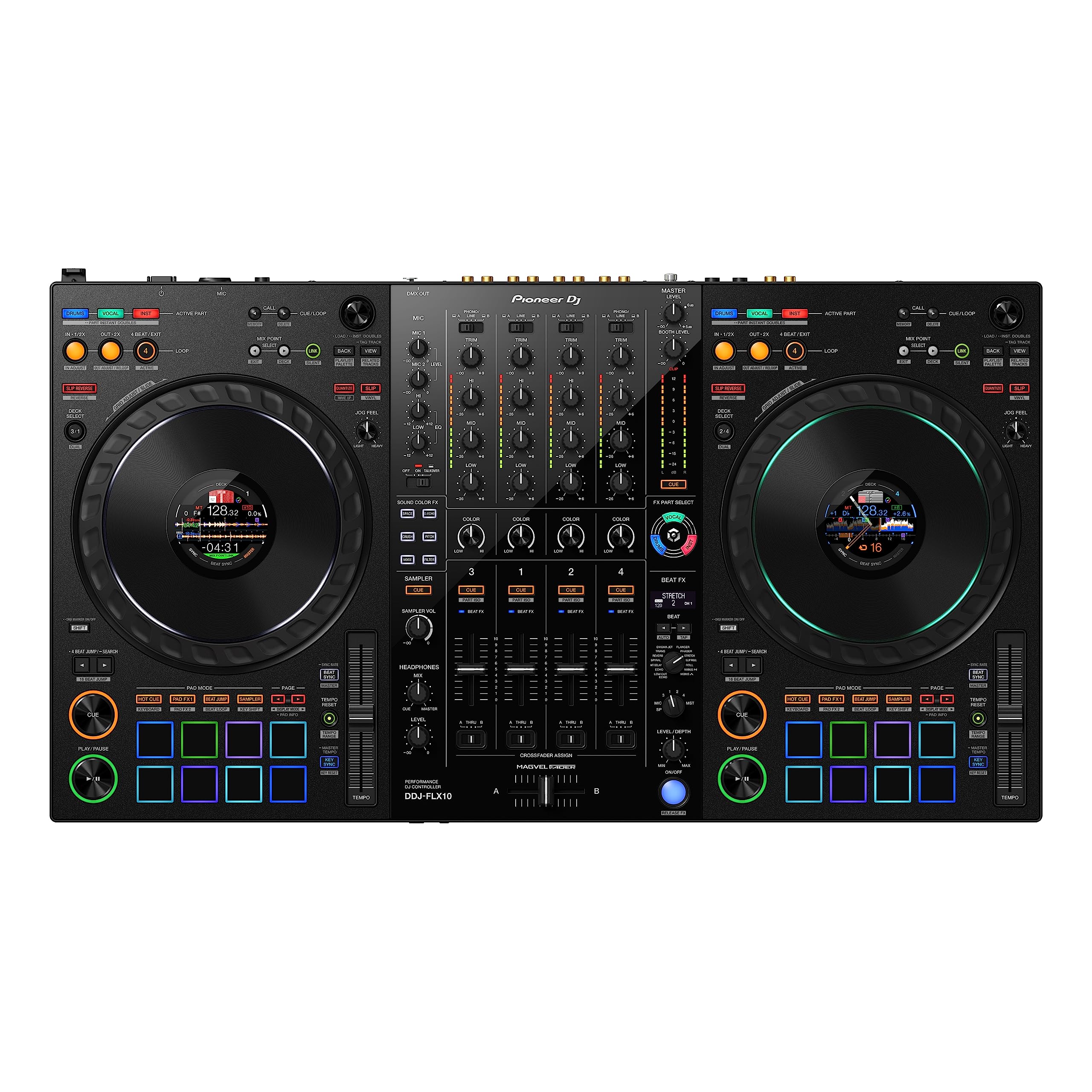 Pioneer DJ DDJ-FLX10 4-??? ???? ??????????