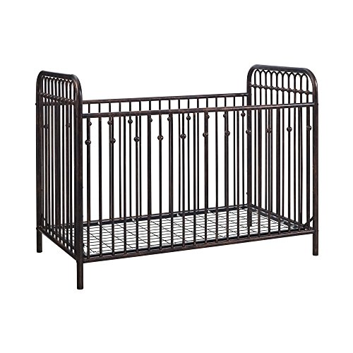 Little Seeds Monarch Hill Ivy Metal Crib, Bronze