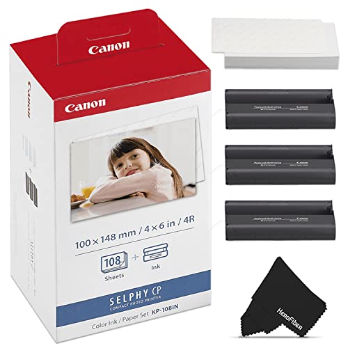 HeroFiber Canon KP-108IN / KP108 Color Ink Paperisheets...