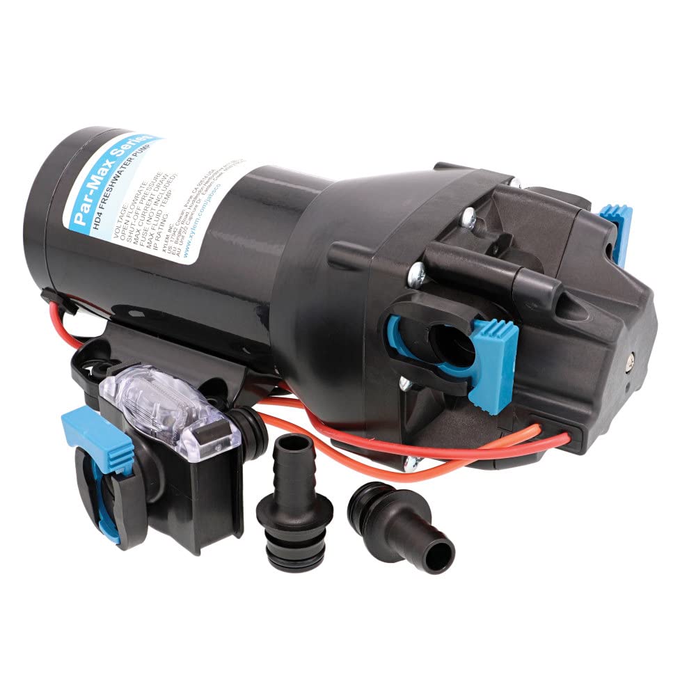 Jabsco ParMax HD4-12V 4GPM 40PSI Heavy Duty Freshwater ...