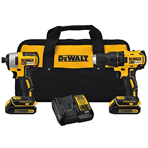 DEWALT DCK277C2 20V MAX Compact Brushless Drill and Imp...