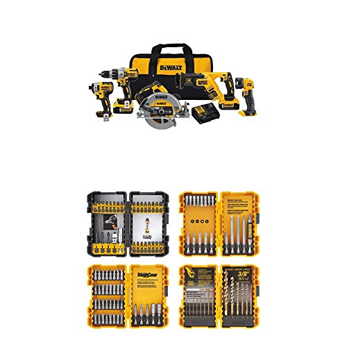 DEWALT DCK594P2 20V Max XR 5-টুল কম্বো কিট...