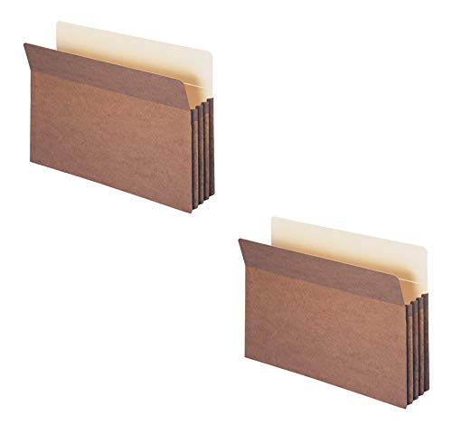 Smead File Pocket, Straight-Cut Tab, 3-1/2" Expans...