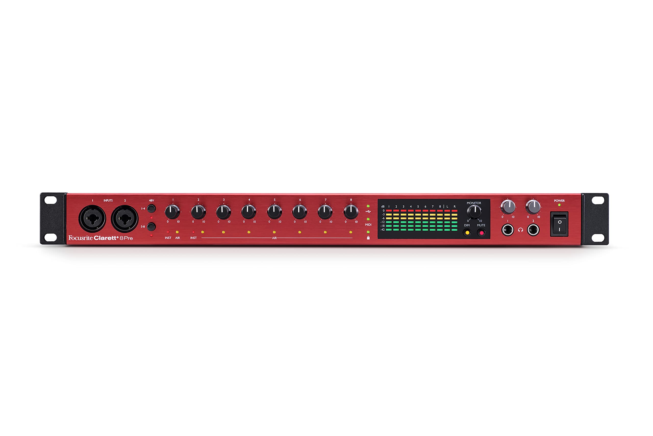 Focusrite Clarett+ 8Pre 18-in/20-Out USB ???? ?????????