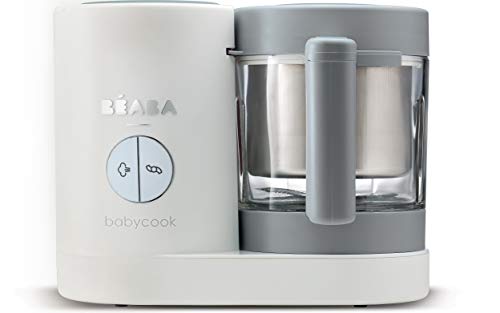 BEABA Babycook Neo, Glass 4 in 1 Steam Cooker & Ble...