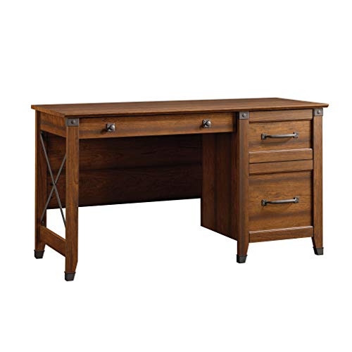 Sauder Carson Forge Desk, Washington Cherry Finish