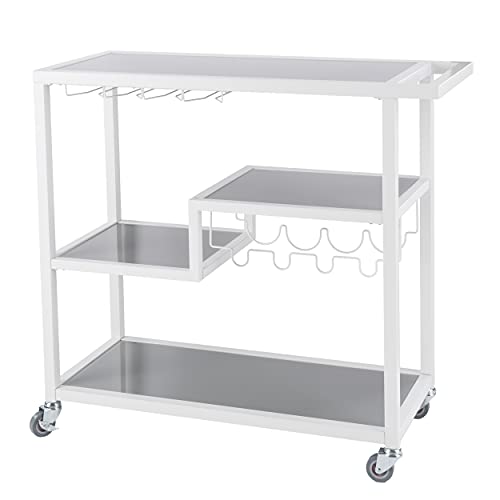 Holly & Martin Zephs Bar Cart White - Stylish Bar Cart ...