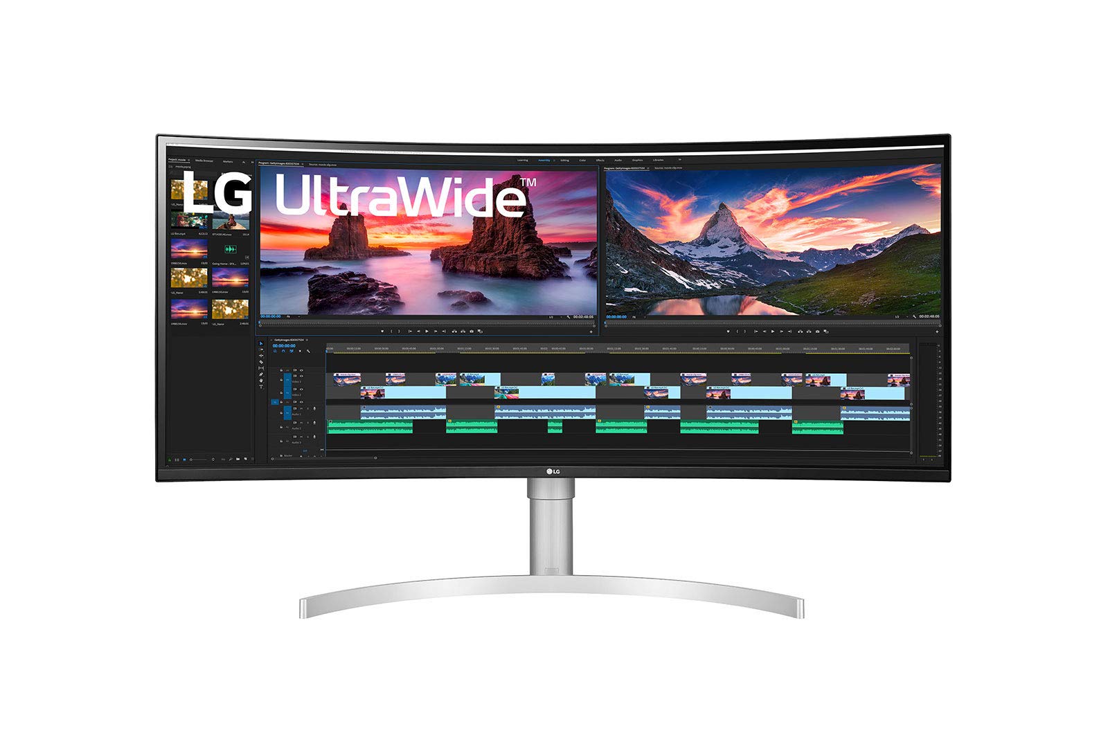 LG 38BN95C-W 38 Inch UltraWide QHD+ IPS Curved Monitor ...