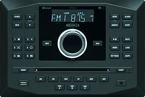 JENSEN JWM62A AM|FM|DVD|CD|USB|AUX|App Ready Bluetooth ...