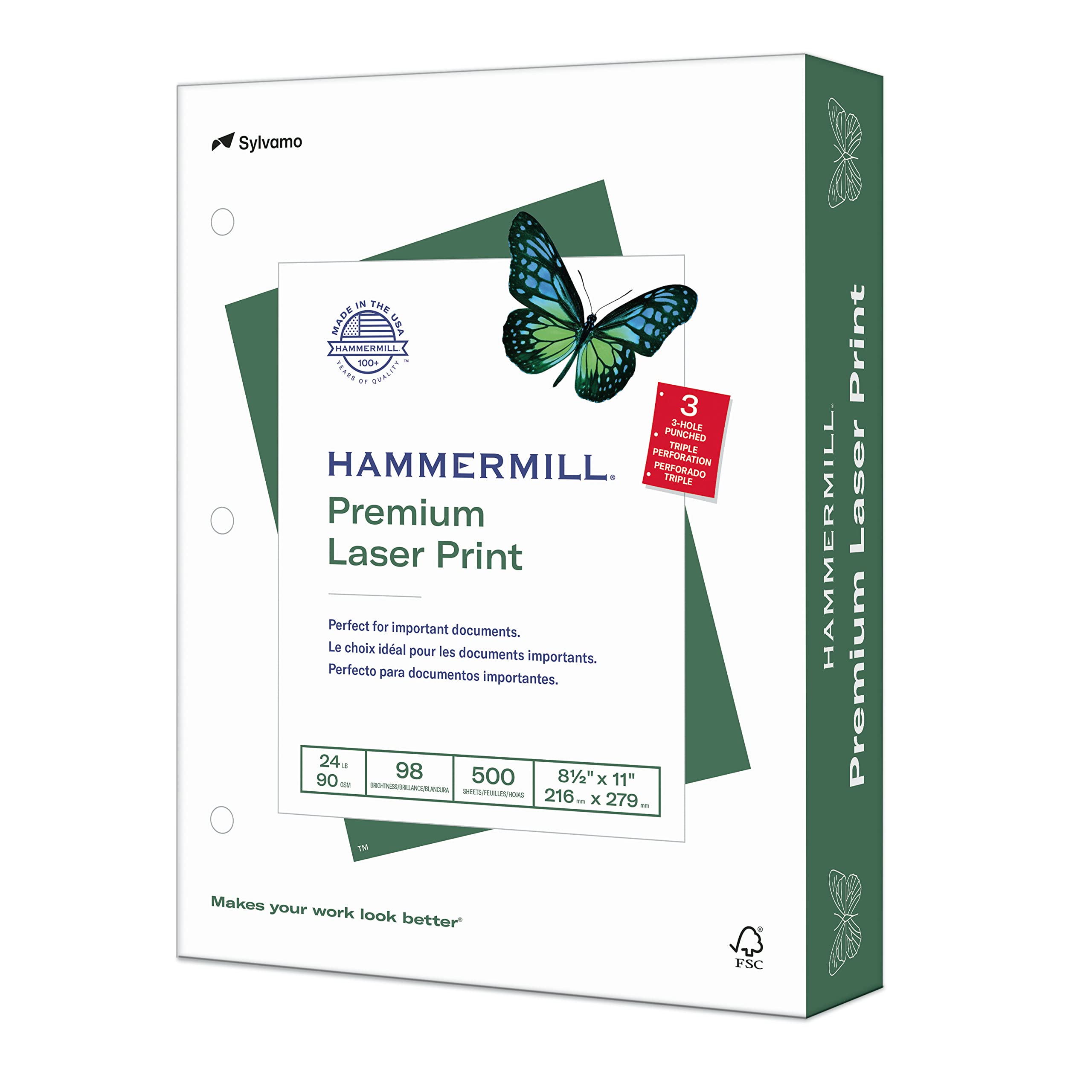 Hammermill Printer Paper, Premium Laser Print