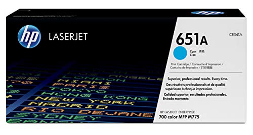 HP Original  651A Cyan Toner Cartridge | Works with  La...