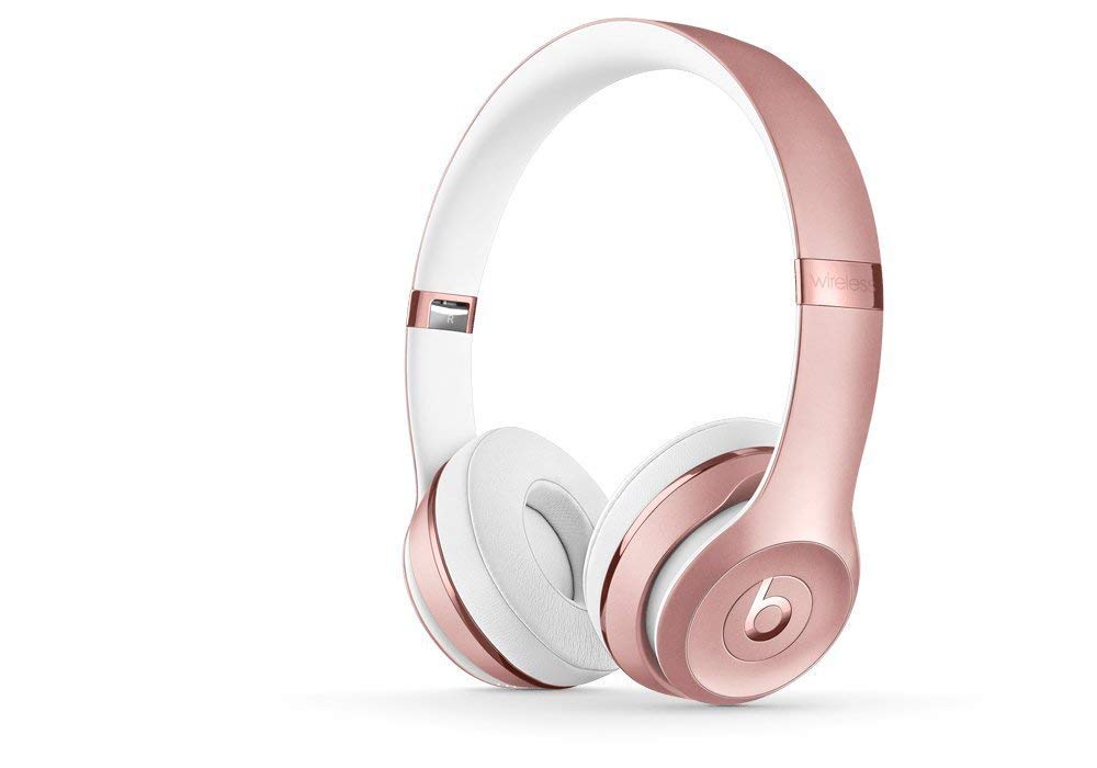 Beats Solo3 Wireless On-Ear Headphones - Rose Gold (Renewed)