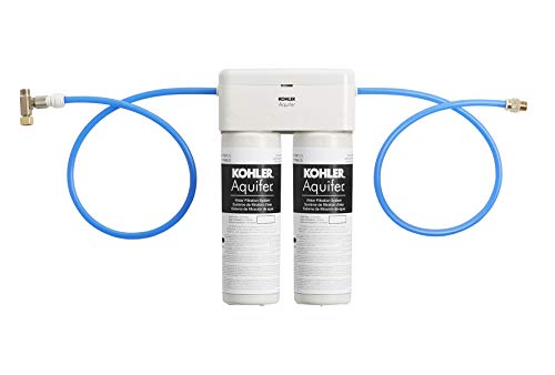 KOHLER 77686-NA Aquifer Double Cartridge Water Filtrati...