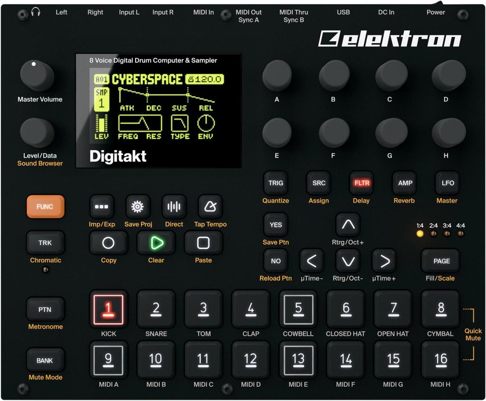 Elektron Digitakt 8-??????? ????? ????????? ??? ???????...