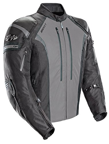 Joe Rocket Atomic 5.0 Mens Black/Grey Textile Jacket - Medium