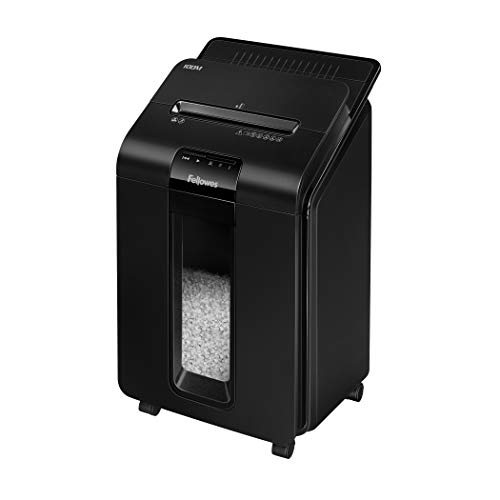 Fellowes AutoMax 100M Auto Feed Shredder, Black, 26.4