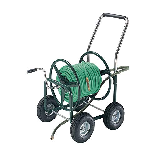 Ames 2380500 Estate 4-Wheel Steel Wagon, 400-Foot Hose ...