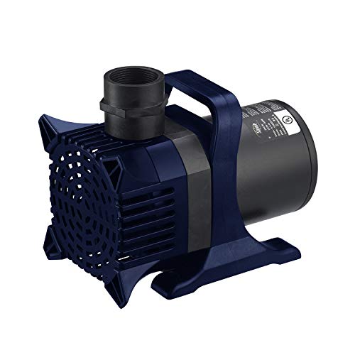 Alpine Corporation Alpine PAL4000 Pond Pump-4000 Fountains, Waterfalls, and Water Circulation 4000 GPH Cyclone Pump, Black and Blue